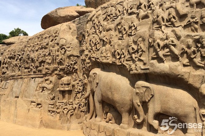 2 Day Royal Enfield Motorcycle tour from Chennai to Pondicherry & Mahabalipuram - Mahabalipuram’s stone monuments in a fast afternoon