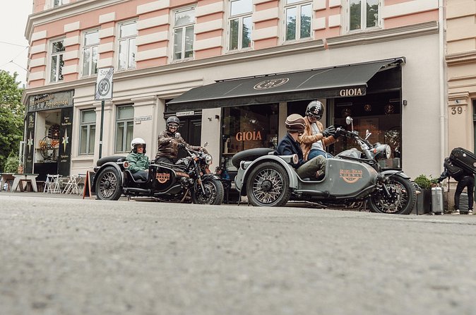 2hr Retro Motorcycle Sidecar Oslo Highlights Tour - Vigeland Park and its human sculptures