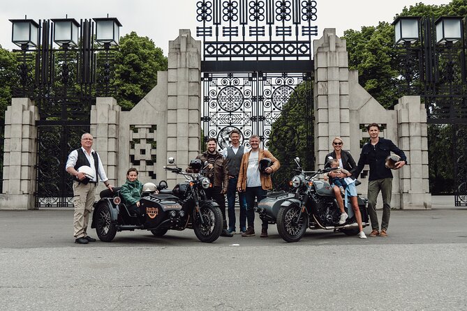 2hr Retro Motorcycle Sidecar Oslo Highlights Tour - Riding uphill to Holmenkollen Ski Jump