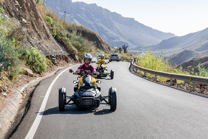 3 Wheel Motorcycle like Quad/Buggy Tour Gran Canaria (Maspalomas) - Fataga and the climb into the mountains