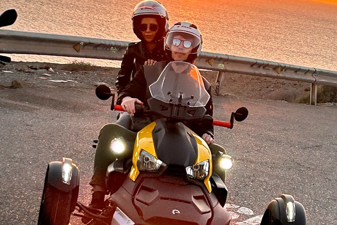 3 wheels motorcycle Coast Tour - Ryker - Gran Canaria Maspalomas - A pause at Anfi Tauro Golf