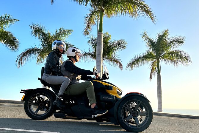 3 wheels motorcycle Coast Tour - Ryker - Gran Canaria Maspalomas - Leaving Maspalomas for El Pajar