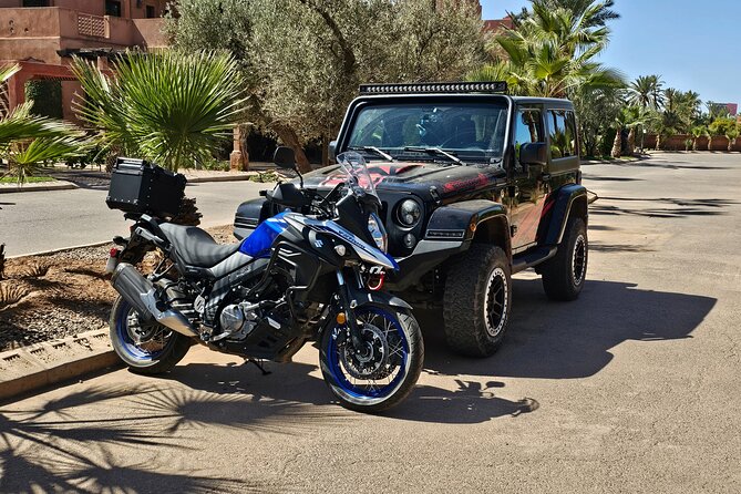 A Day of Motorcycle Ride from Marrakech - Tahnaout and the first Atlas bends
