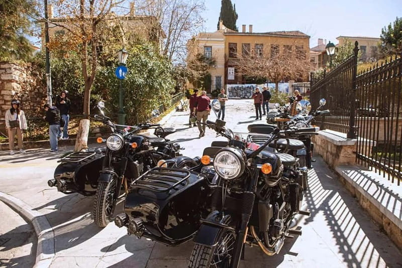 Acropolis of Athens: 60′ Tour in a Vintage Motorcycle - Acropolis viewpoints without entering the site