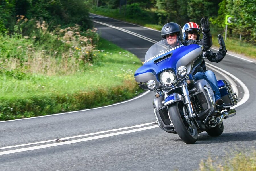 Alton: 1-Hour Harley Davidson Pillion Tour - South Downs - The 15-minute safety briefing