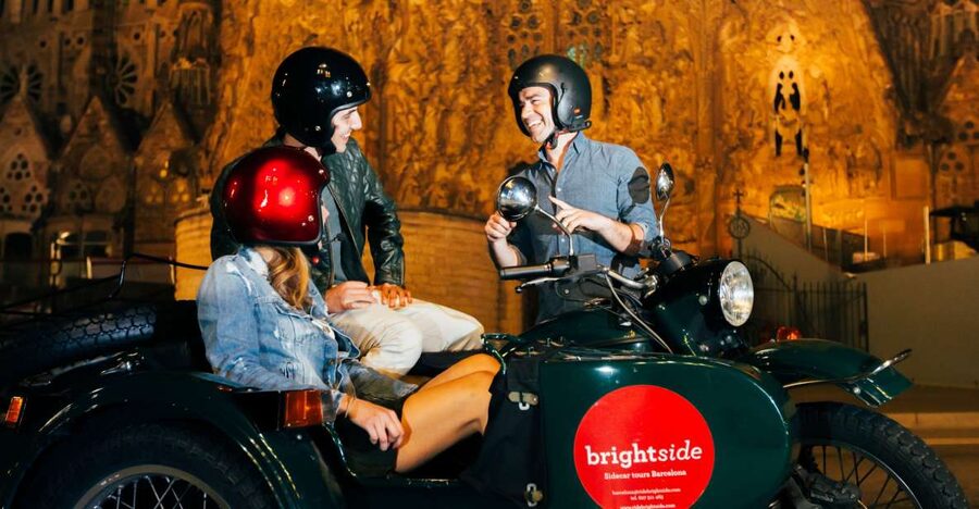 Barcelona: Night Tour on Sidecar Motorcycle - Key points at a glance