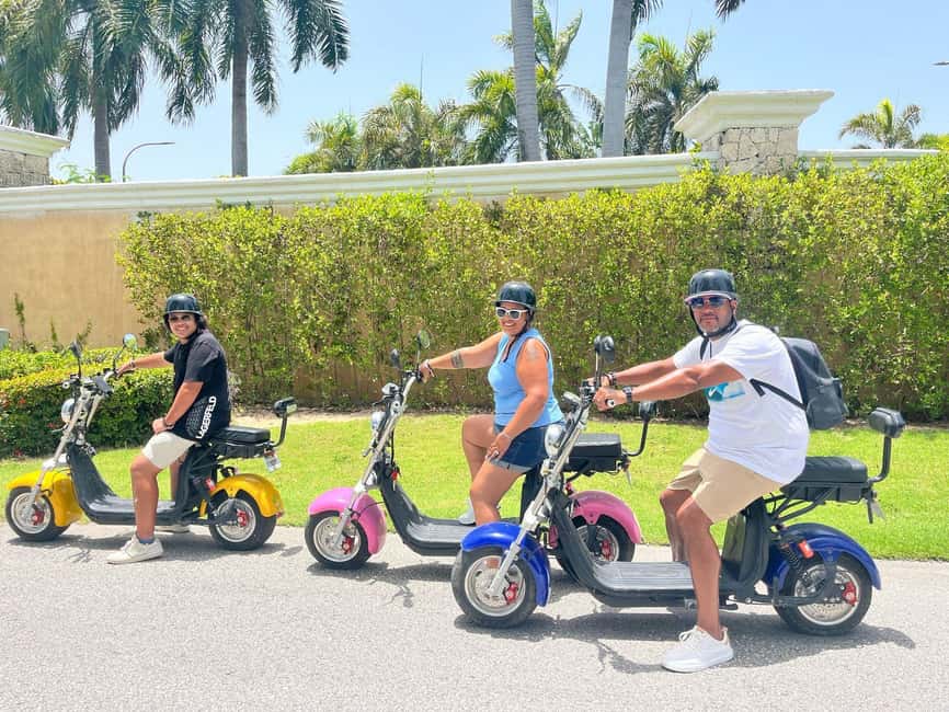Bavaro Punta Cana: City Tour with Harley models E-Scooters - Bávaro Beach: a quick coastal introduction