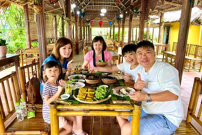 Da Nang Local Food Tour by Motorbike + Sightseeing SAFE & FUN - My Khe Beach and Dragon Bridge by motorbike