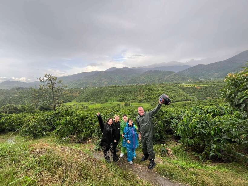 Dalat motorcycle trips - Villages and small farms show daily work