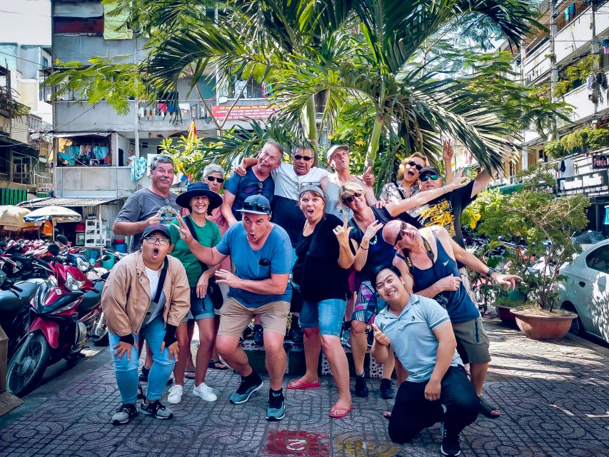 Discover Saigon's Local Sites and Culture by Motorbike - District 3 and an old apartment block