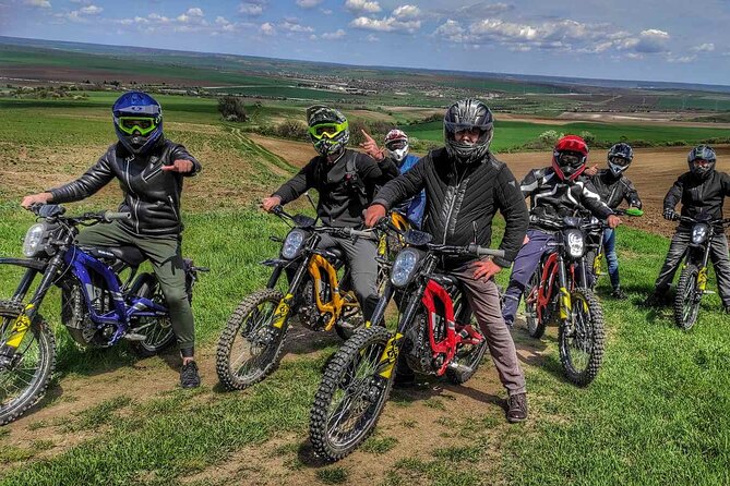 E-Motorcycle Tour in Old Rock Monastery and Old Roman Fortress - Getting used to the Sur-Ron motorcycles