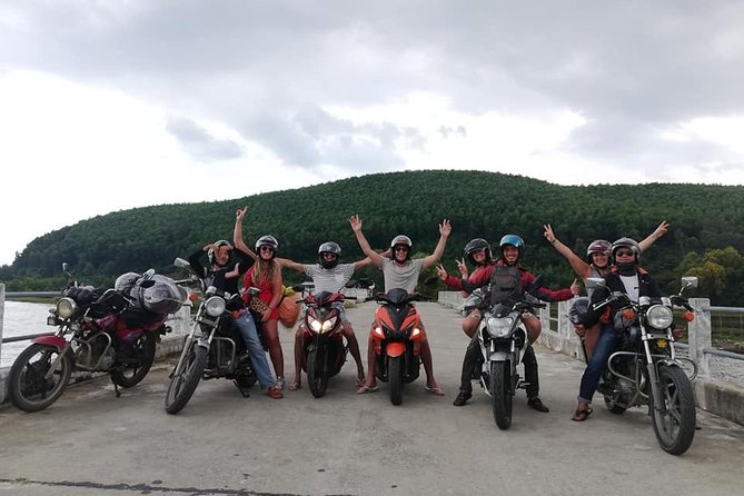 Easy Rider From Hue Da Nang Hoi An Via Hai Van Pass With Mister T - Thanh Toan Bridge and the first taste of village life