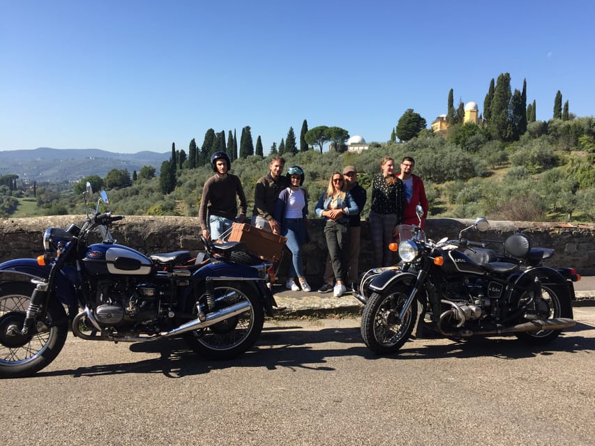 Florence Vintage Motorcycle Sidecar ride - Morning or Sunset - What the ride feels like in different weather