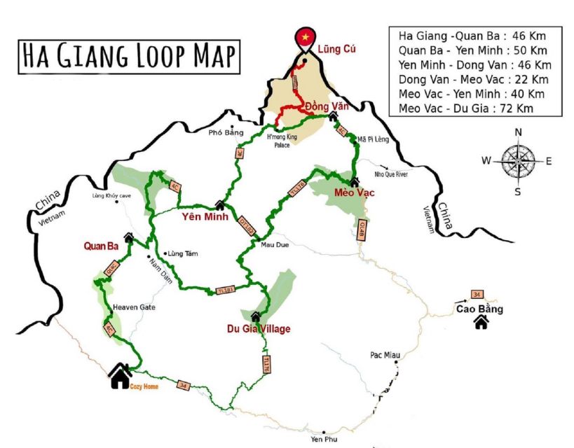 From Hanoi: Ha Giang Loop 3-Night 3-Day with Easy Rider - Day two: Ma Pi Leng Pass and the Nho Que River