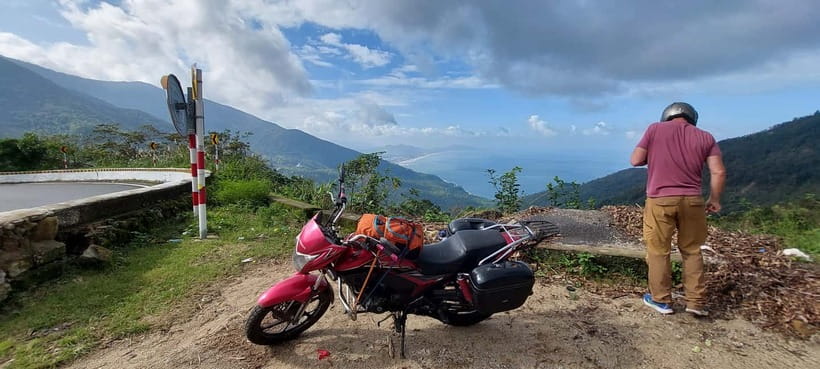 From Hoi An: Hai Van Pass Motorbike Tour to Hue Easyrider - Waterfall Swimming in the Summer