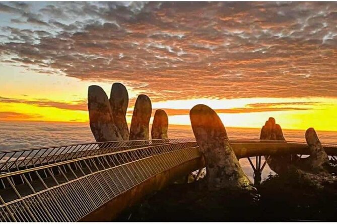 Golden Hand Bridge from Hue, Da Nang, Hoi An by Mr T Easy Rider - Hai Van Pass: the reason to choose two wheels