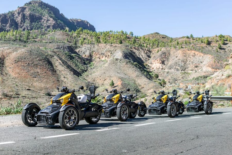 Gran Canaria: Can-Am Ryker 3-Wheel Motorcycle / Buggy / Quad - The 9:00 mountain route to Fataga