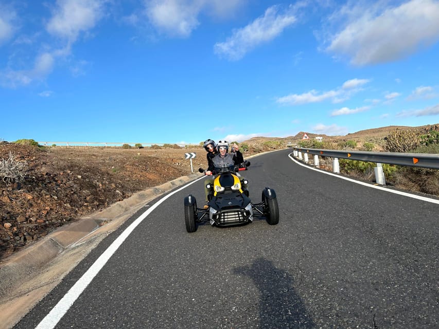 Gran Canaria: Can-Am Ryker 3-Wheel Motorcycle / Buggy / Quad - The 18:30 coastal ride toward Playa del Cura