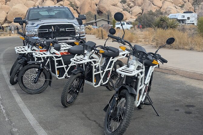 Guided Electric Motorbike Tour inside Joshua Tree National Park - Getting to the start requires careful planning