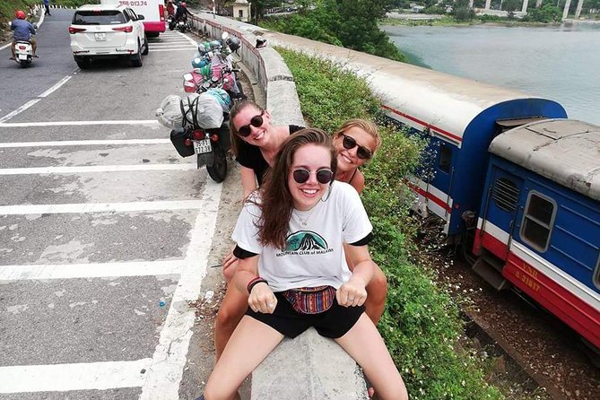 Hai Van Pass Motorbike Private Tour with Mister T Easy Rider - Thanh Toan Bridge near Hue