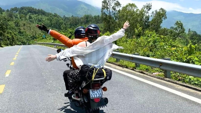 Hai Van Pass Motorbike Private Tour with Mr T Easy Rider - Mo Waterfall and the reward of a swim