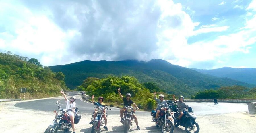 Hai Van Pass Motorbike Tour from Hoi An or Da Nang - My Khe Beach and the road toward Monkey Mountain