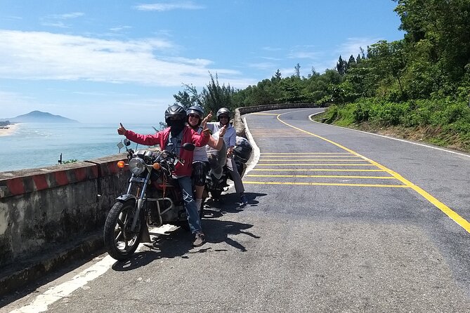 HAI VAN PASS MOTORBIKE TOUR - Top Gear Experience - Passing through Da Nang on the way to Hoi An