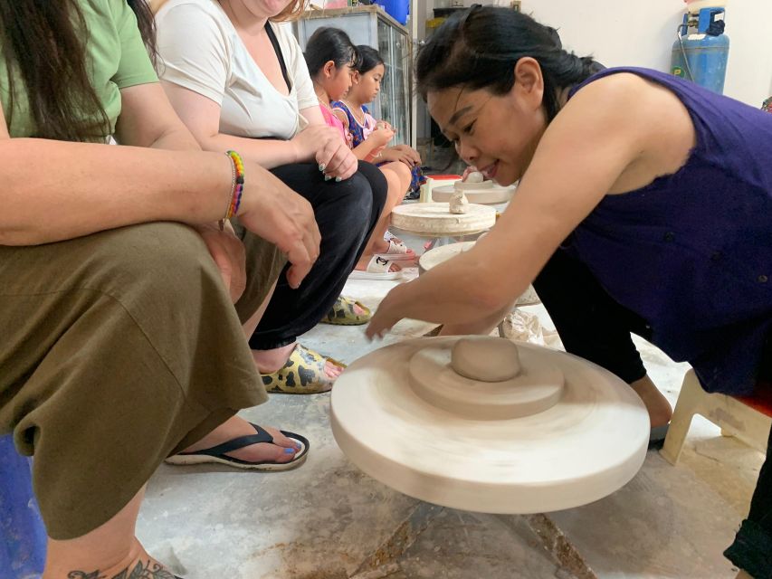Hanoi Countryside Motorbike Tour: Bat Trang Ceramic Village - Making a Ceramic Item With Local Artisans
