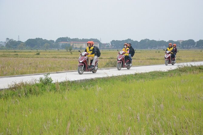Hanoi Countryside Motorbike Tours Led By Women - Tea, peanut candy, and a 200-year-old family home