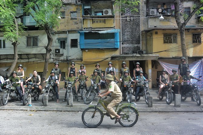 Hanoi Motorbike Tour: Food, Culture and Fun by Vintage Motorbike - Hanoi Train Street, with the right timing