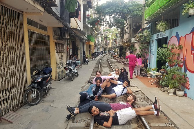 Hanoi Motorbike Tour: Food, Culture and Fun by Vintage Motorbike - Food at the cafe on Hang Mam