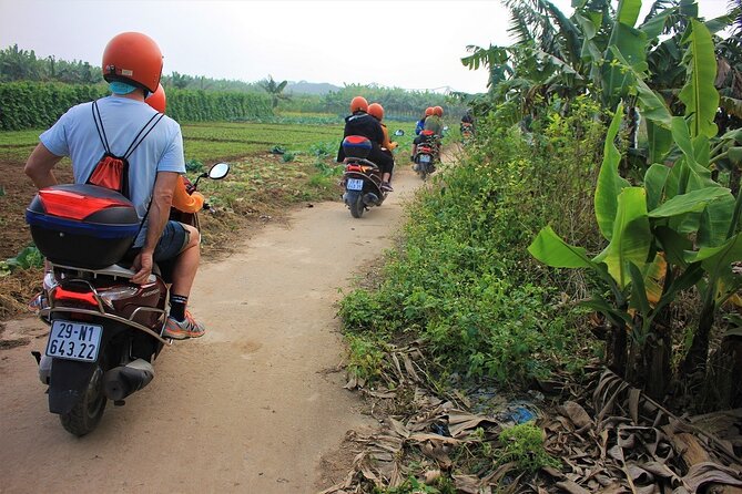 Hanoi Motorbike Tours Led By Women: Hanoi City Insight Motorbike Tours - Banana Island, railway corridors, and local Hanoi