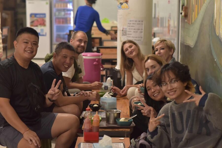 Hanoi Night Lights Food Tour by Motorbike - Riding through the Old Quarter after dark