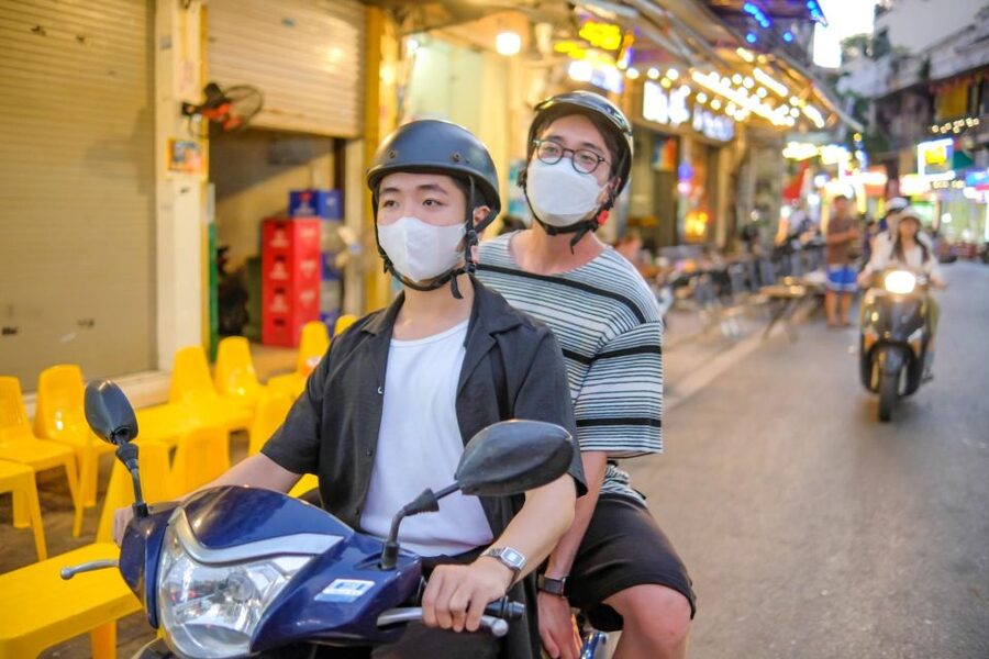Hanoi Night Lights Food Tour by Motorbike - Seeing Hanoi beyond the tourist center