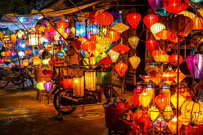 Hoi An Night Food Tour Motorbike & Lantern Cruise by Lady Rider - A private 30-minute cruise on the Thu Bon River