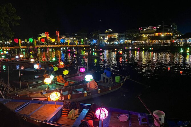 Hoi An Night Food Tour Motorbike & Lantern Cruise by Lady Rider - What $39 really buys you