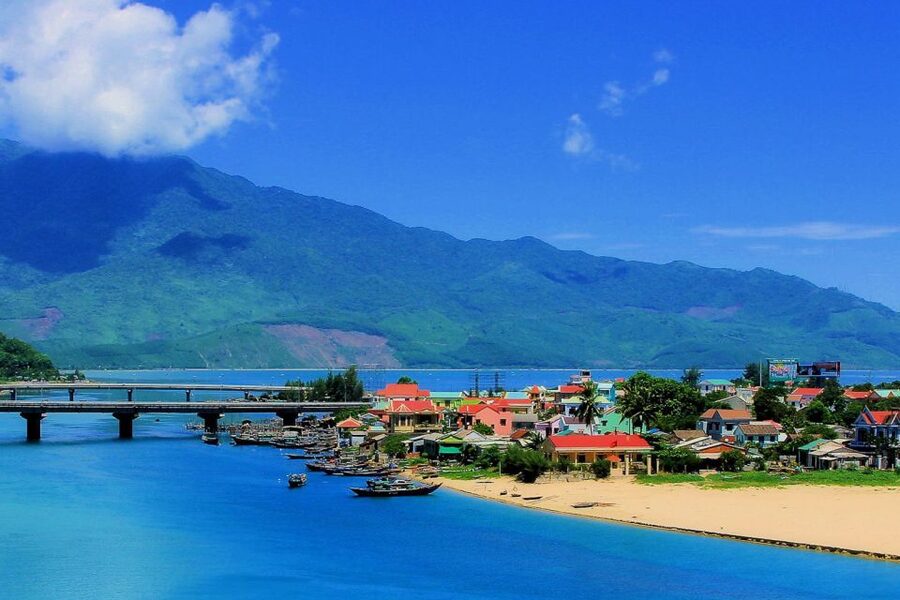 Hue to Hoi An/Da Nang: Private Scenic Motorbike Tour - Leaving Hue through rice fields and villages
