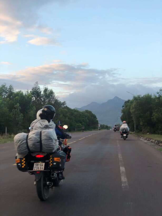 Hue to Hoi An via Hai Van Pass by motorbike with Easy Riders - Cooling off at a freshwater spring