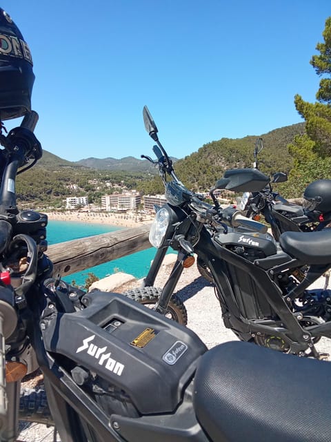 Ibiza: Santa Eulalia Electric Motorbike Tour - Getting comfortable with the Surron bike
