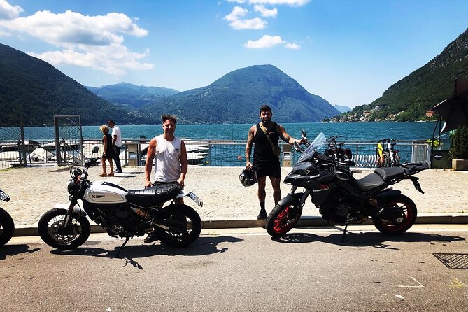 Lake Como Motorbike - Motorcycle tour around Lake Como and the Alps - Swimming and the off-route feel