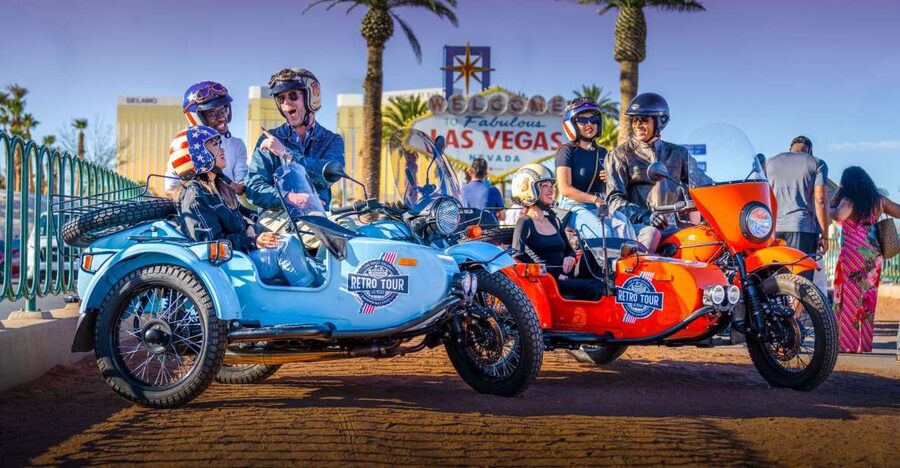 Las Vegas: Private Sidecar Motorcycle Tour of Vegas Strip - Starting at the Welcome to Las Vegas sign