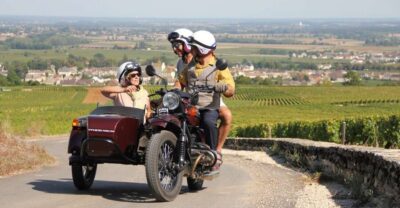 Meursault: Tour of the Vineyards on Motorbike with Sidecar
