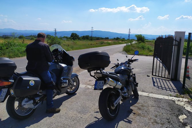 Motorcycle day tour to Rila monastery - Leaving Sofia and getting comfortable on the highway