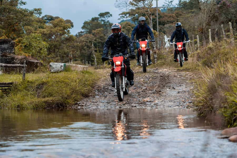 Off-road motorcycle adventure through the Medellín mountains - Three hours on tertiary roads and forest tracks