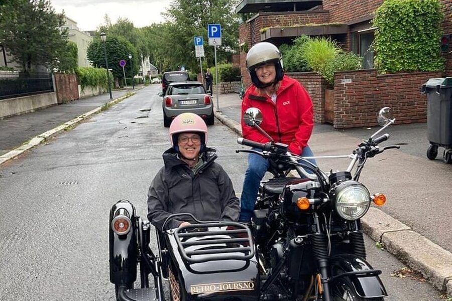 Oslo: 2-Hour Retro Motorcycle Sidecar City Tour - Is $278 good value for two people?