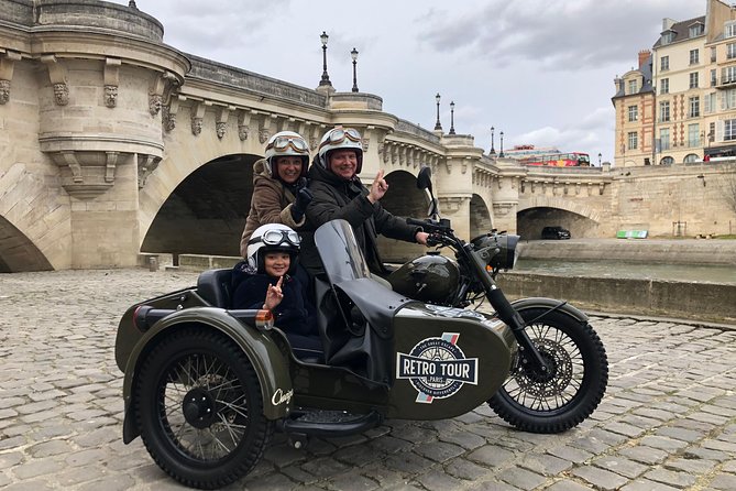 Paris Private Vintage Half Day Tour on a Sidecar Motorcycle - The Arc de Triomphe and Eiffel Tower