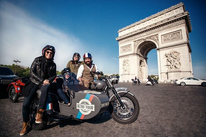 Paris Private Vintage Half Day Tour on a Sidecar Motorcycle - The Louvre, Place Vendôme, and Palais-Royal