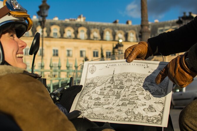 Paris Vintage Sidecar Tour – Emily in Paris highlights - Starting at Place Saint-Michel