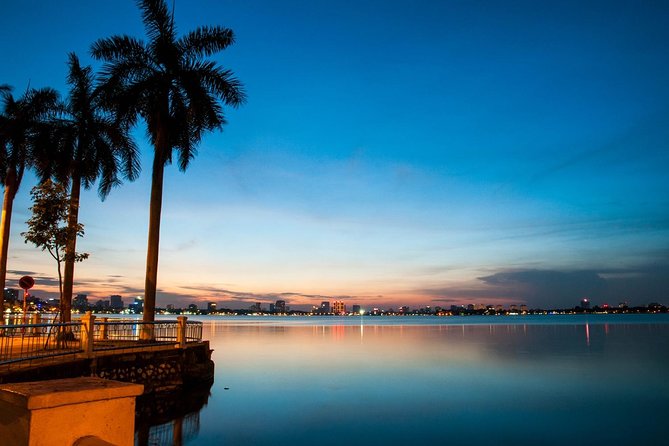 Private Hanoi Motorbike Sightseeing and Food Tour - The Flag Tower, Huu Tiep Lake, and wartime memory