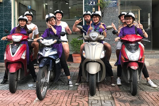 Private Ho Chi Minh Street Food Tour by Motorbike with Ao Dai Female Rider - The first tastes: rice cakes, dumplings, and Vietnamese pancakes